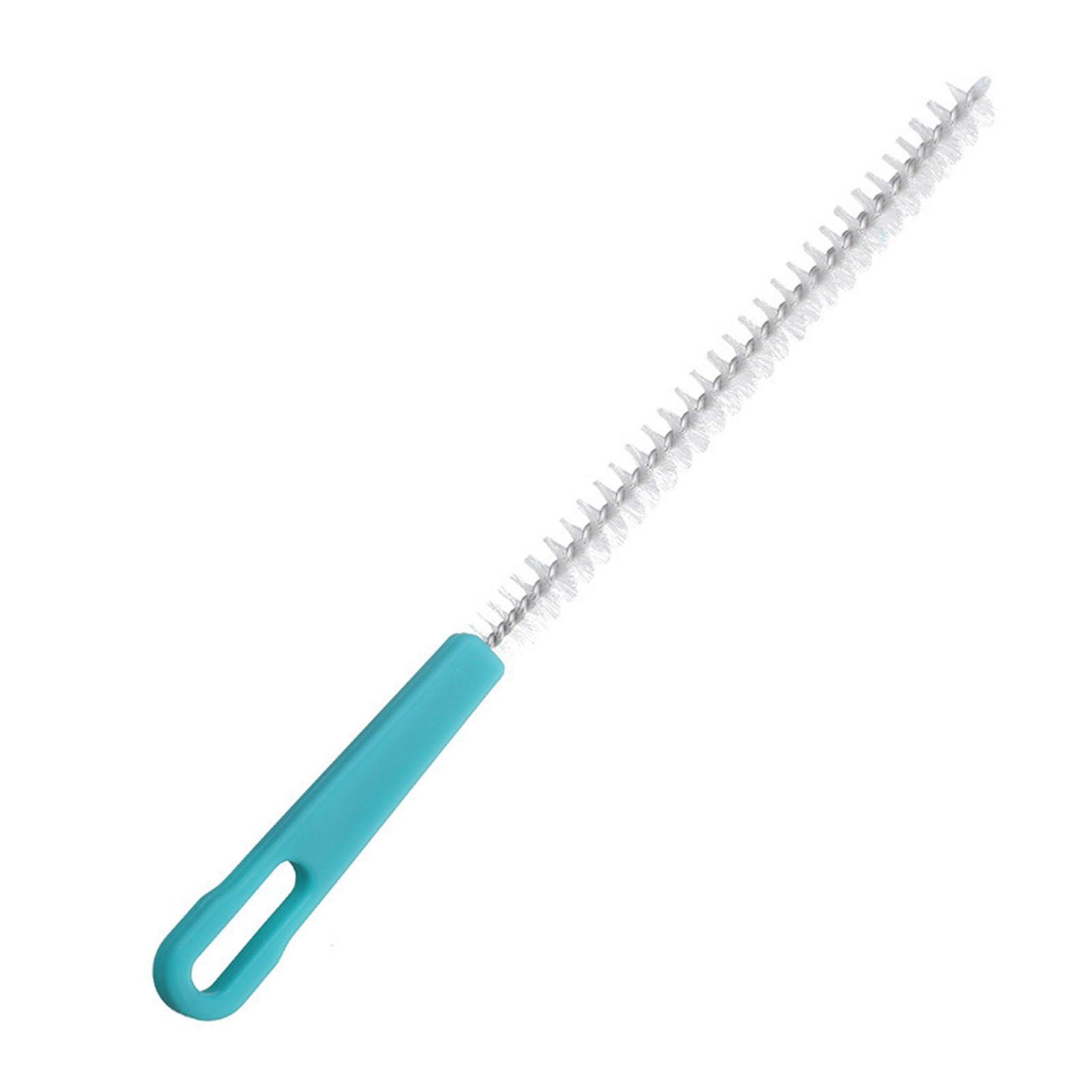 Sewer Drain Brush Nylon Plastic Mini Extra Long Straw Cleaning Brush for Pipe view 3