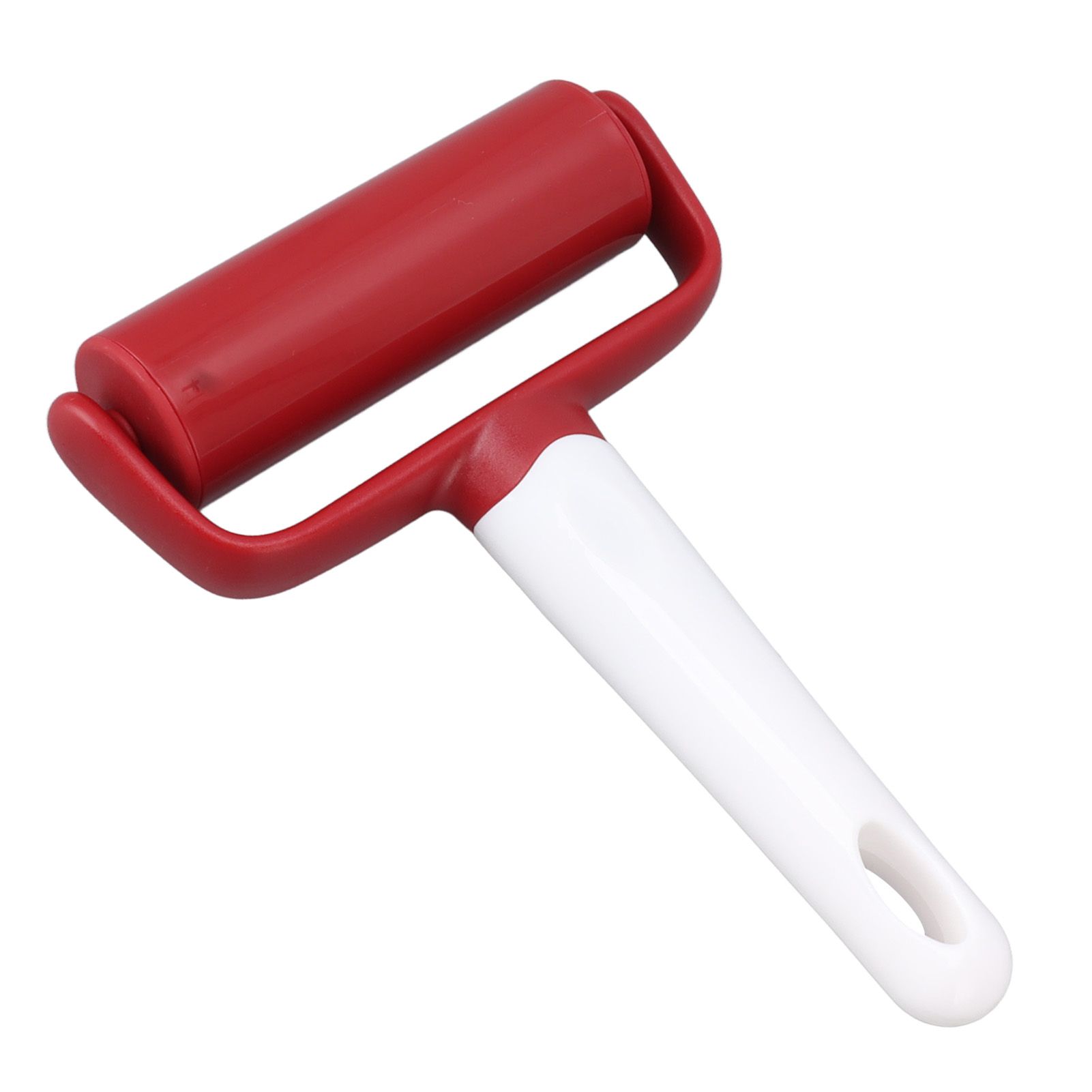 Small Rolling Pin Prevent Slip Hangable T Type Plastic Dough Roller with view 4