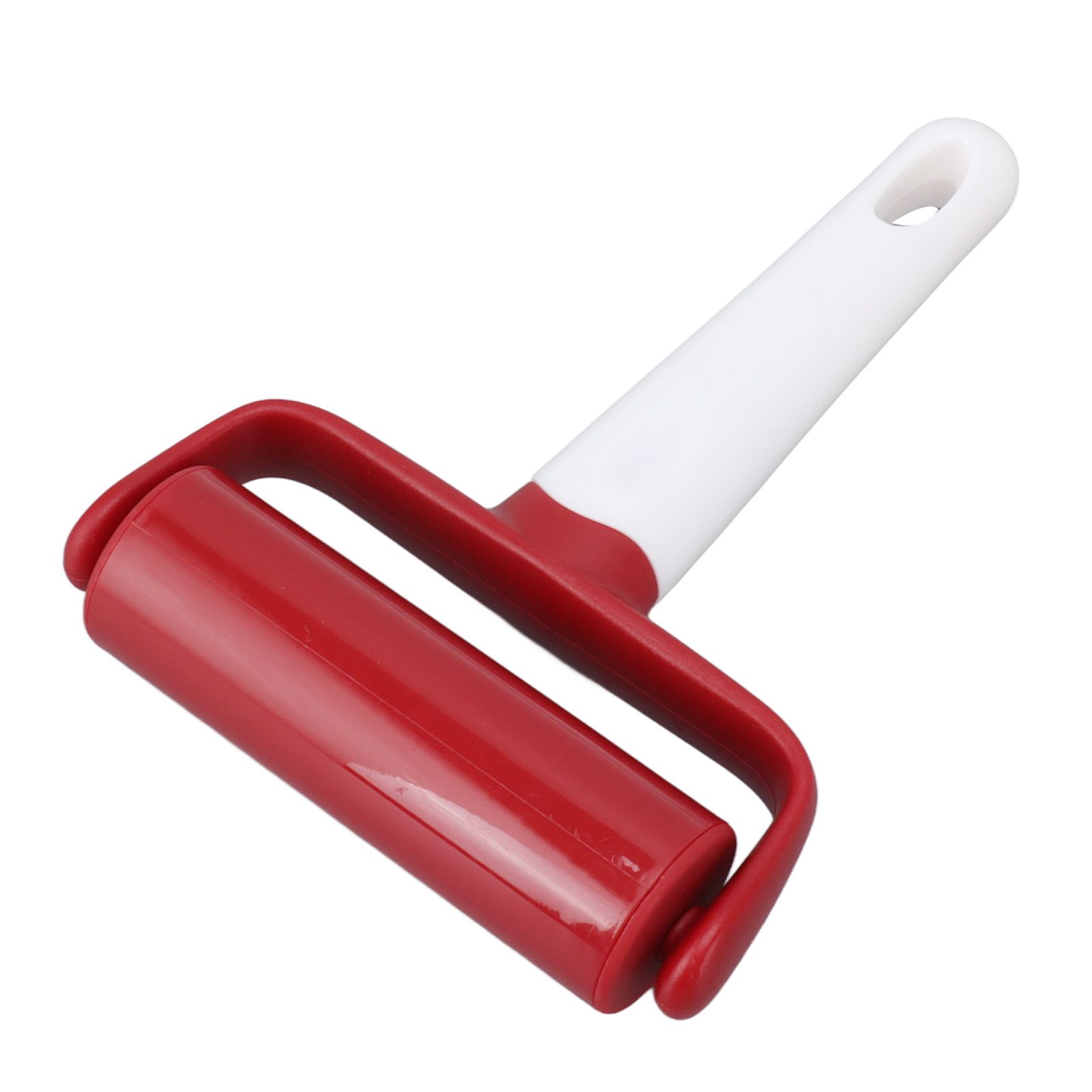 Small Rolling Pin Prevent Slip Hangable T Type Plastic Dough Roller with view 6