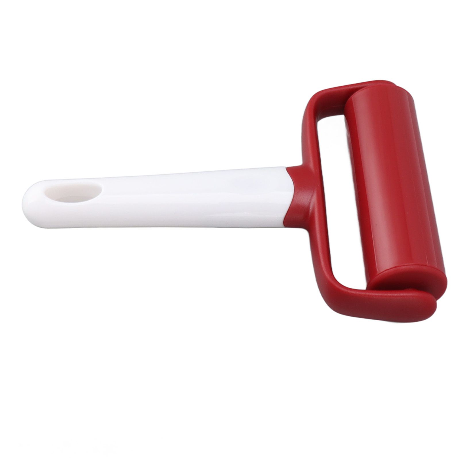 Small Rolling Pin Prevent Slip Hangable T Type Plastic Dough Roller with view 9