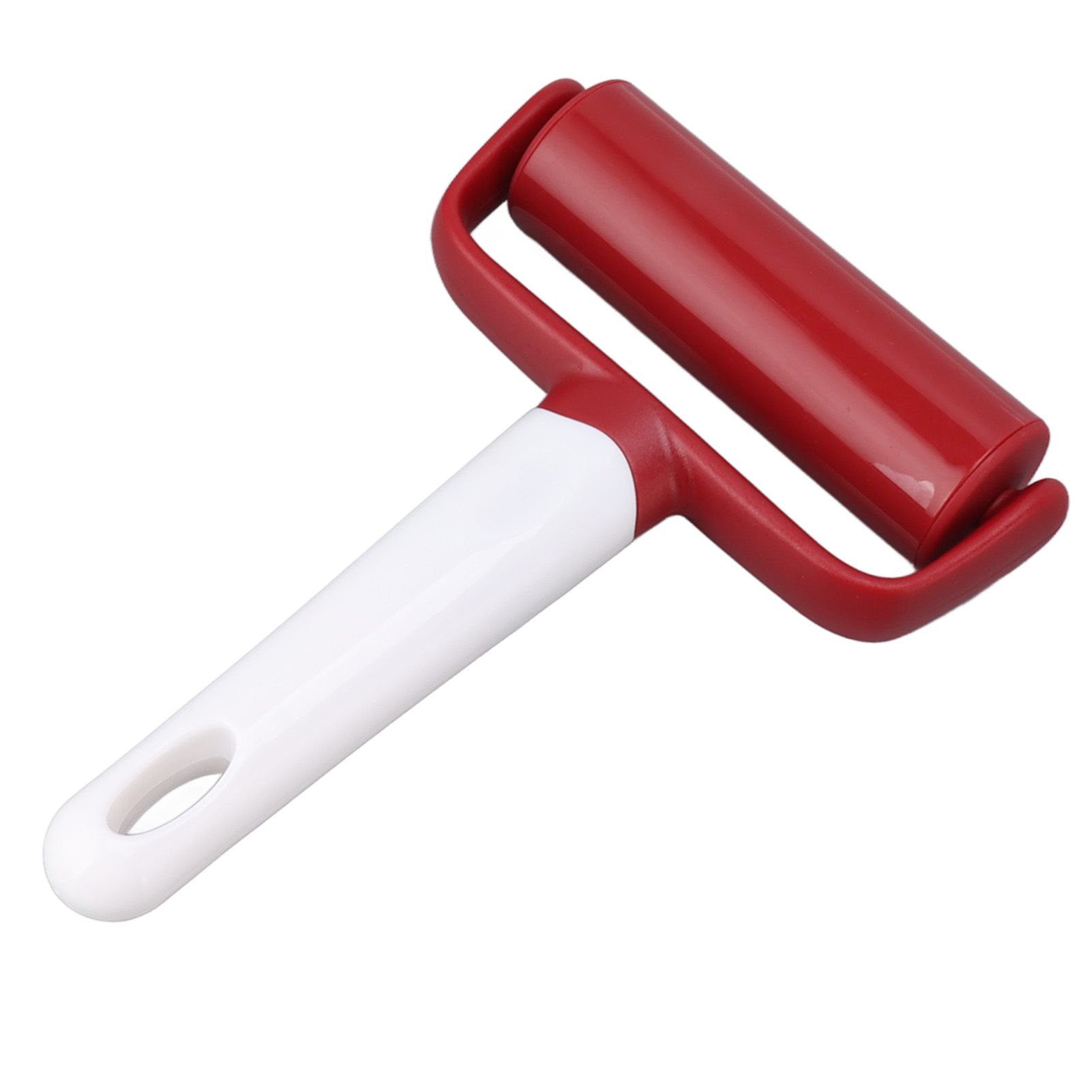 Small Rolling Pin Prevent Slip Hangable T Type Plastic Dough Roller with view 10