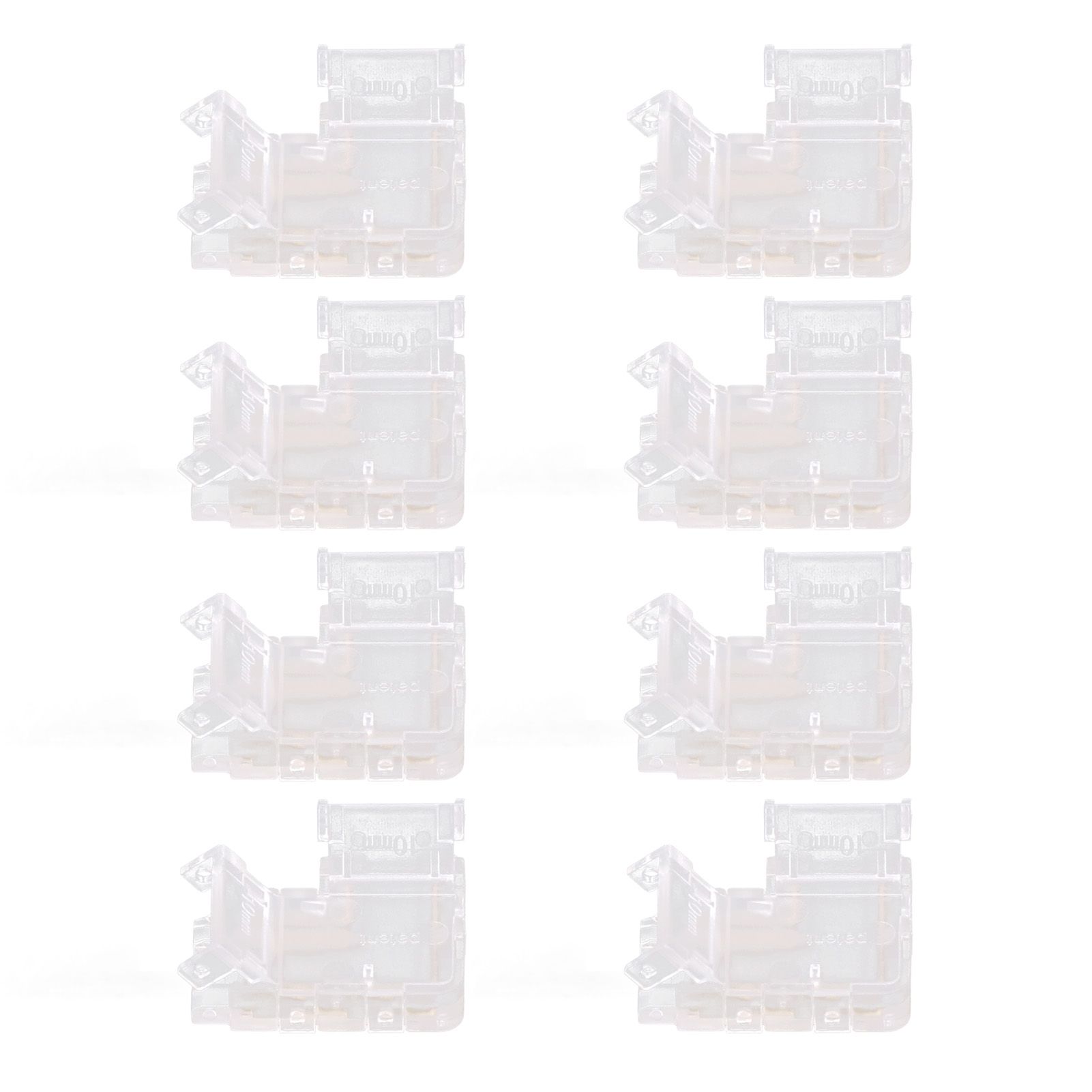 Strip Light Connector 2 Pin Solderless L Shape Seamless Terminal Extension view 2