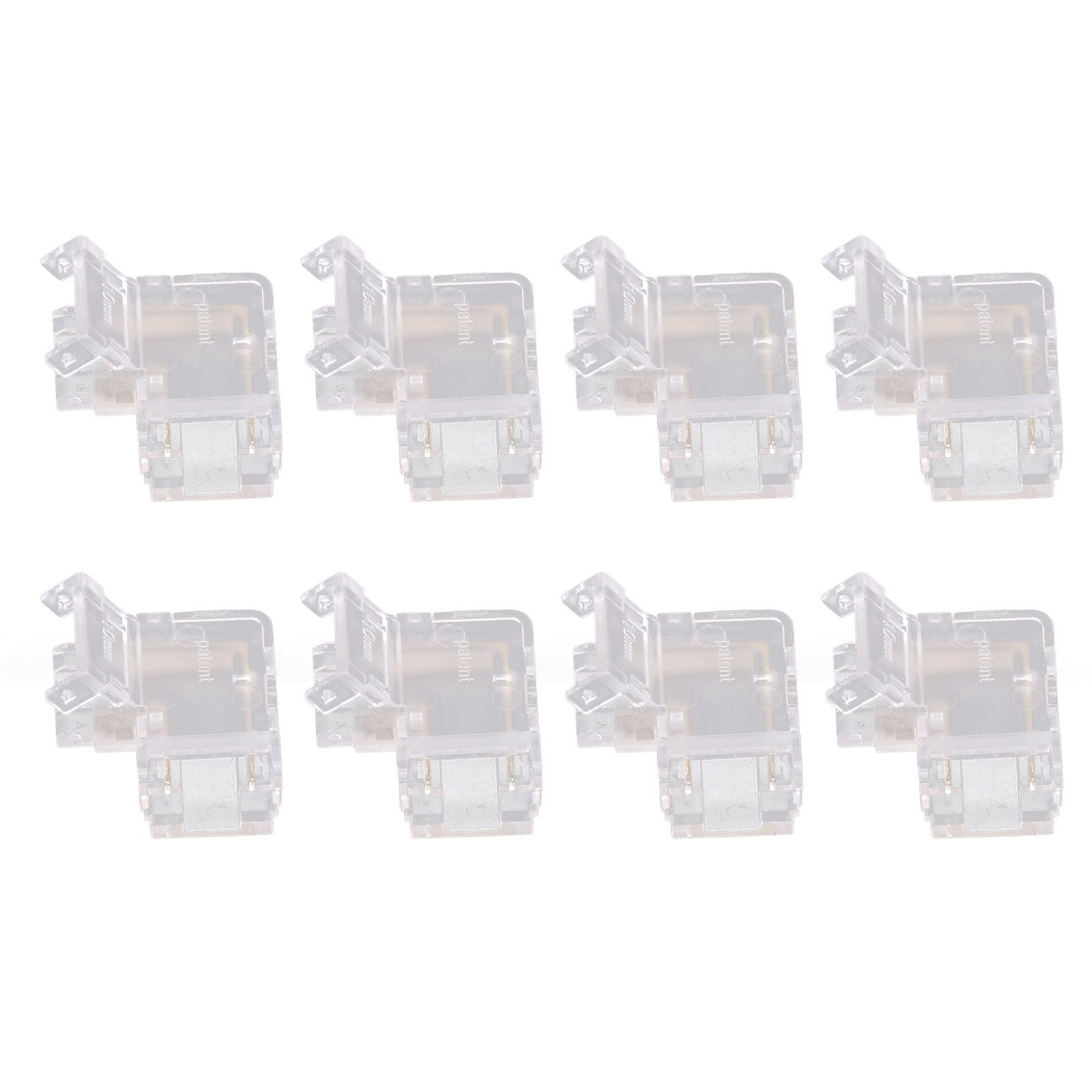 Strip Light Connector 2 Pin Solderless L Shape Seamless Terminal Extension view 5