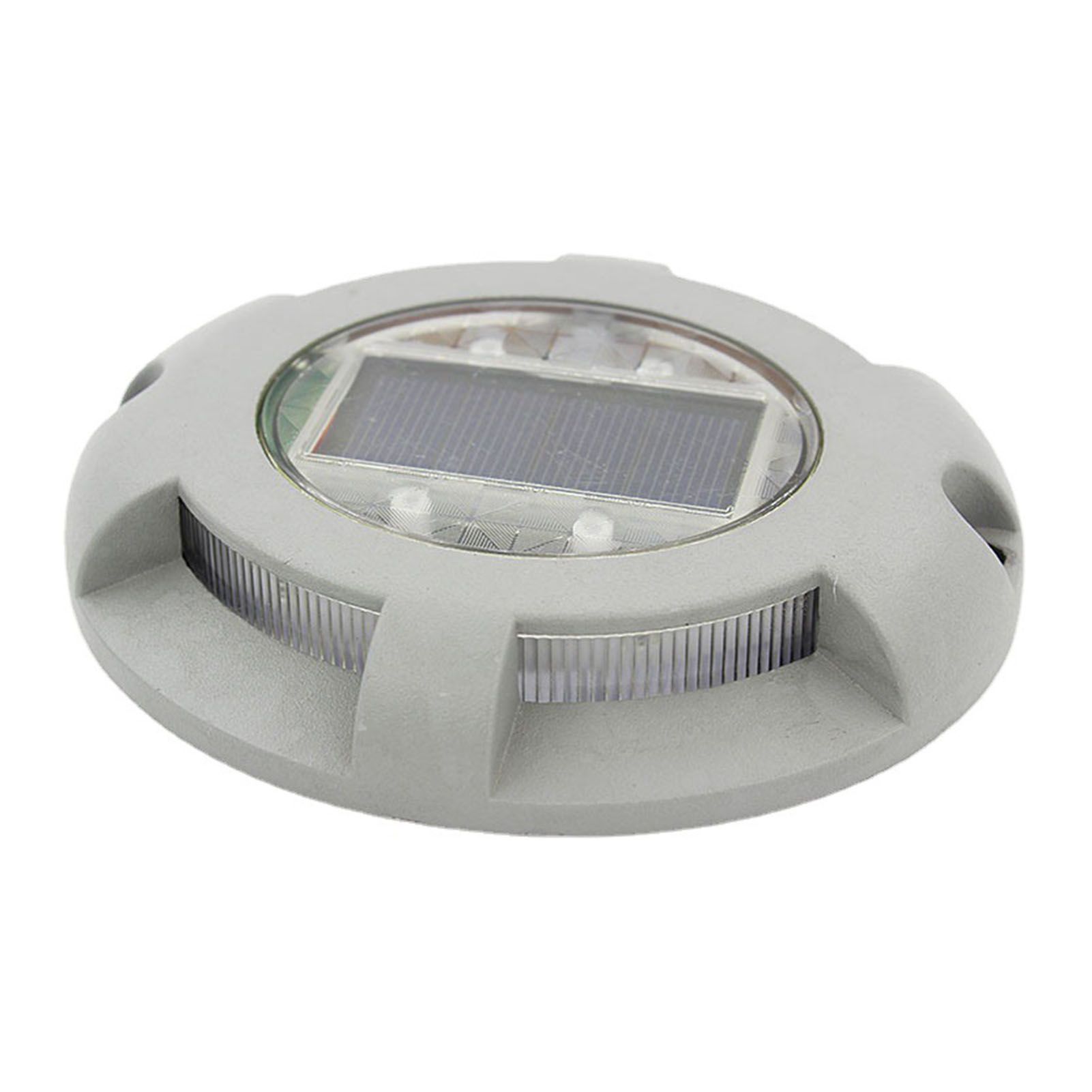 Solar Step Light IP65 Waterproof Round Aluminum Alloy Outdoor LED Stair Lamp — image 1