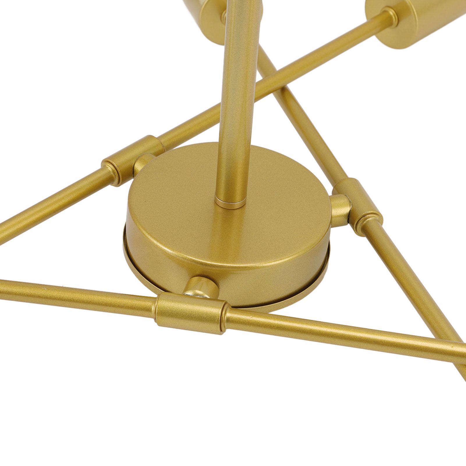 Retro Industrial 6 Light Semi Flush Mount Ceiling Light Fixture Modern Sputnik view 14