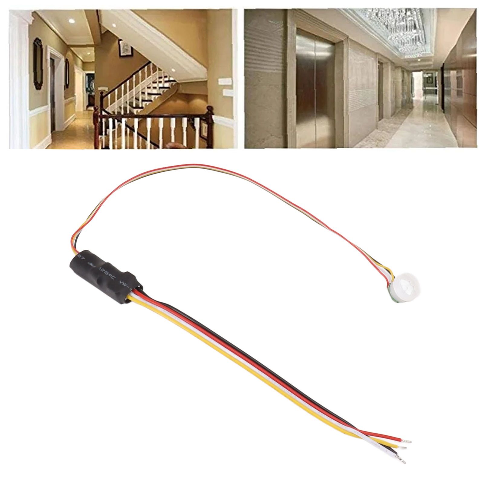 PIR Motion Sensor Smart Detection 120 Degree Sensing Angles Mini Infrared view 11