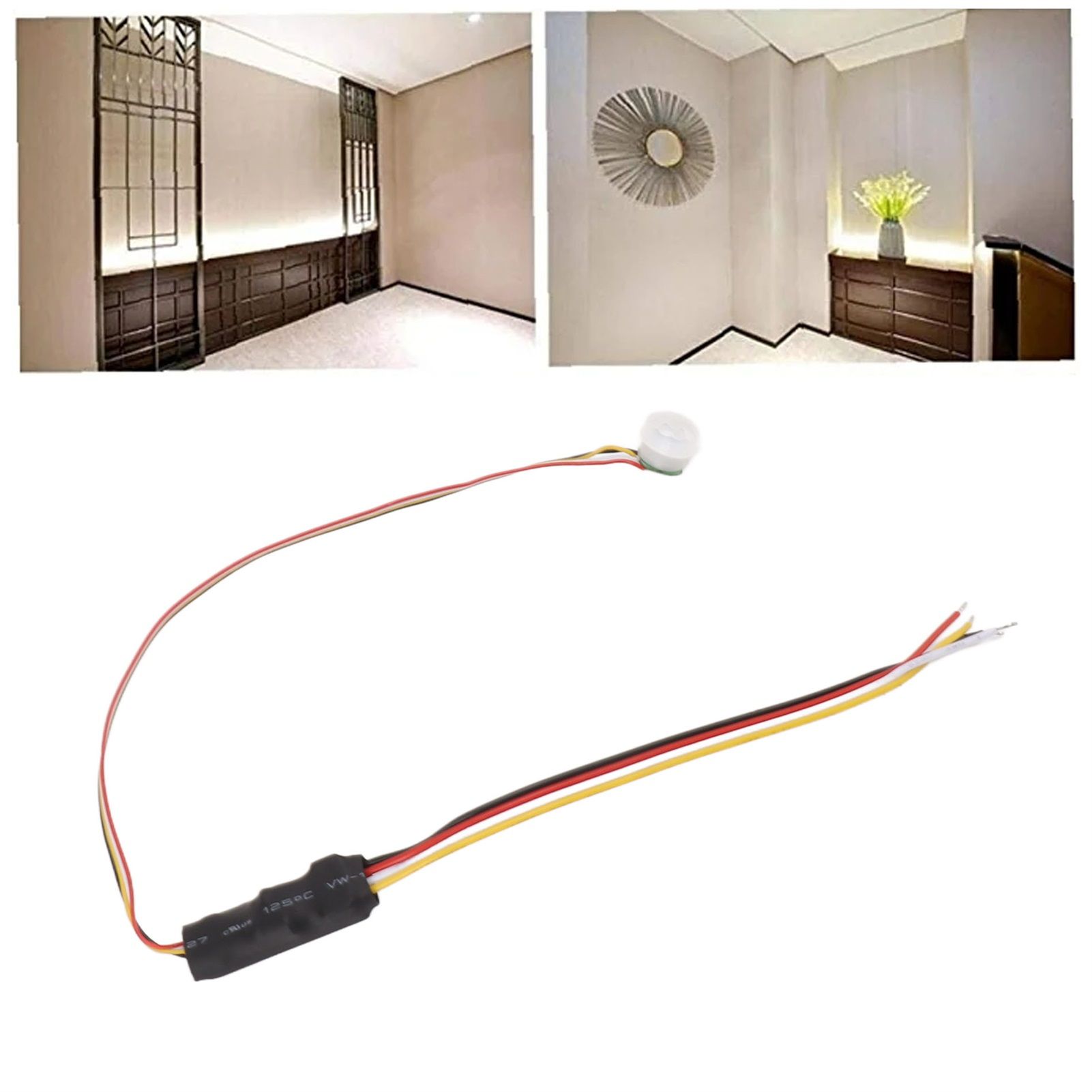 PIR Motion Sensor Smart Detection 120 Degree Sensing Angles Mini Infrared view 12