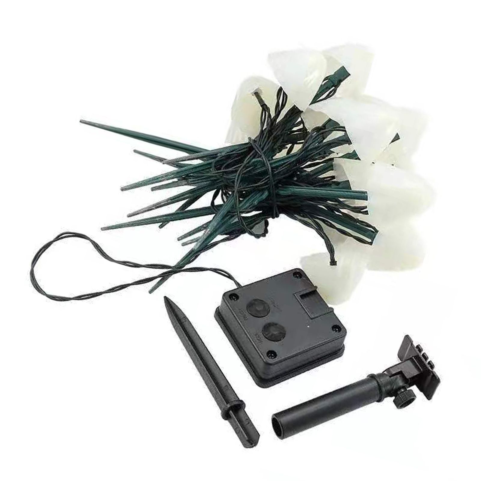 Mini Mushroom Solar Lights 8 Modes LED Waterproof String Pathway Outdoor view 2