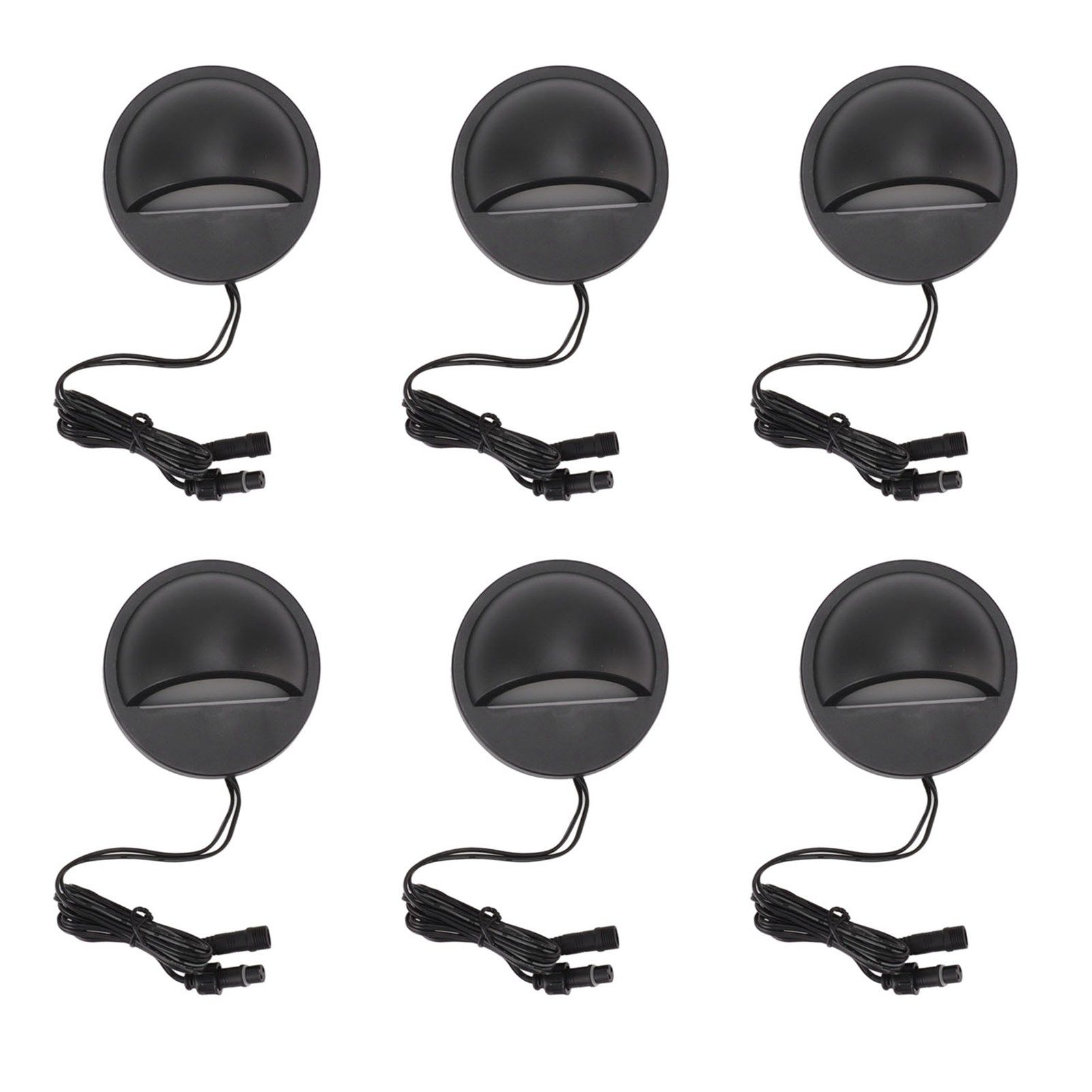 6PCS Low Voltage Deck Lights IP67 Waterproof Warm White LED Step Lamp for view 2