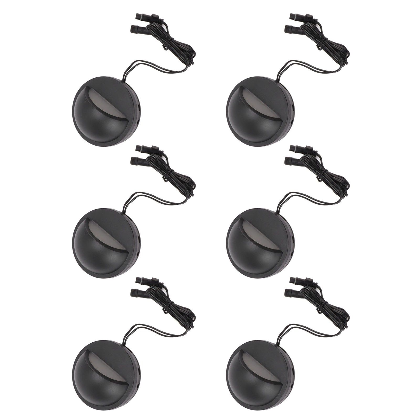 6PCS Low Voltage Deck Lights IP67 Waterproof Warm White LED Step Lamp for view 5