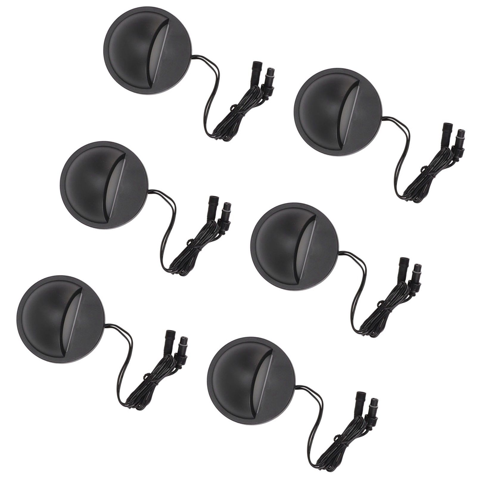 6PCS Low Voltage Deck Lights IP67 Waterproof Warm White LED Step Lamp for view 9