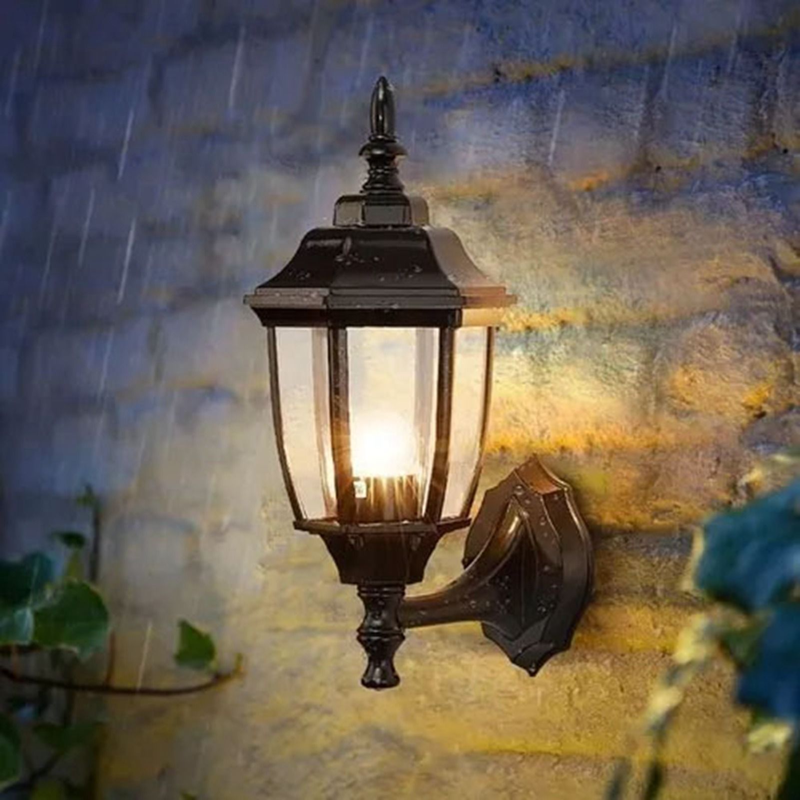 Hex Garden Wall Lamp Waterproof Outdoor Wall Light Corridor Courtyard Balcony view 11
