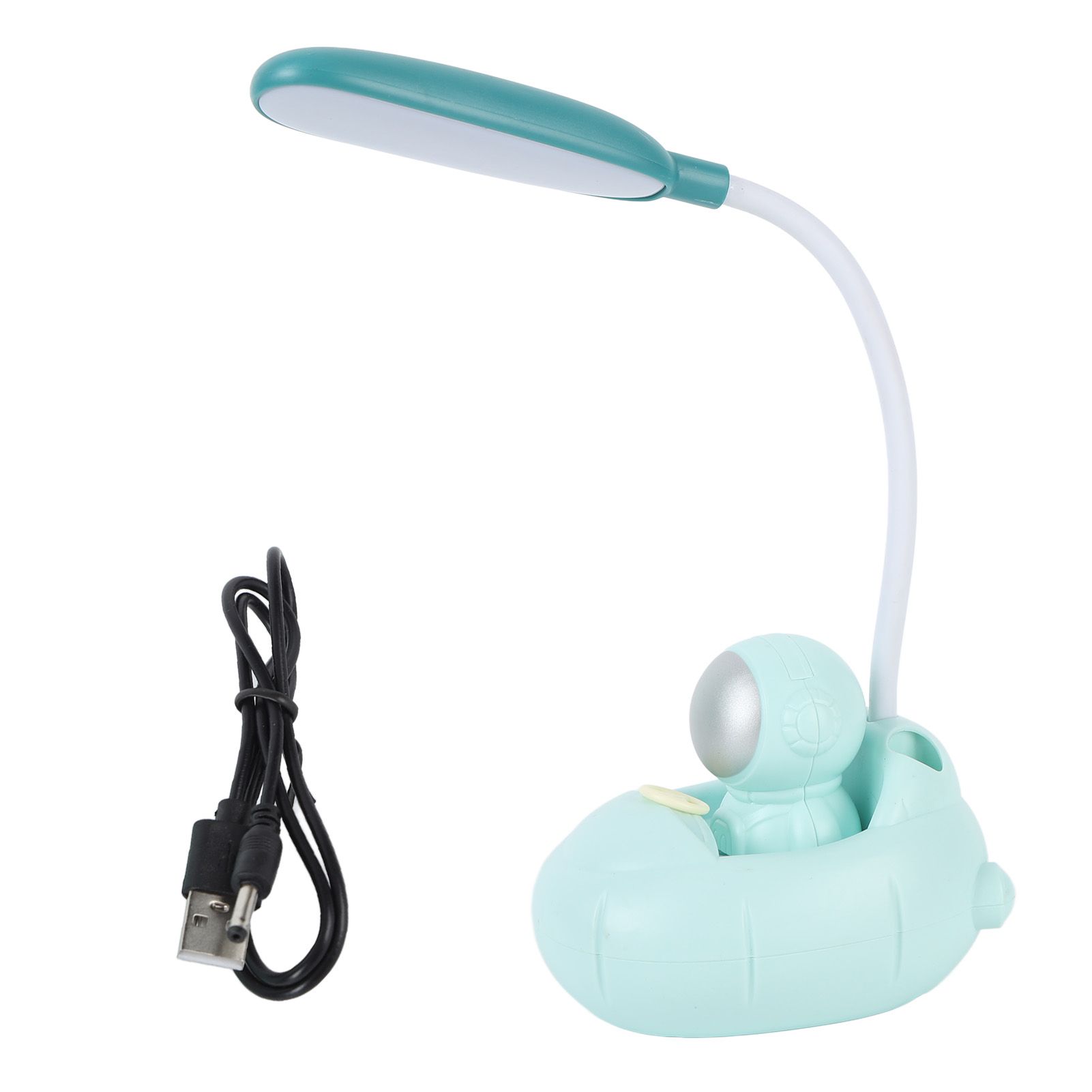 LED Desk Lamp 360° Bendable Eye Protection USB Rechargeable Learning Lamp for — image 1