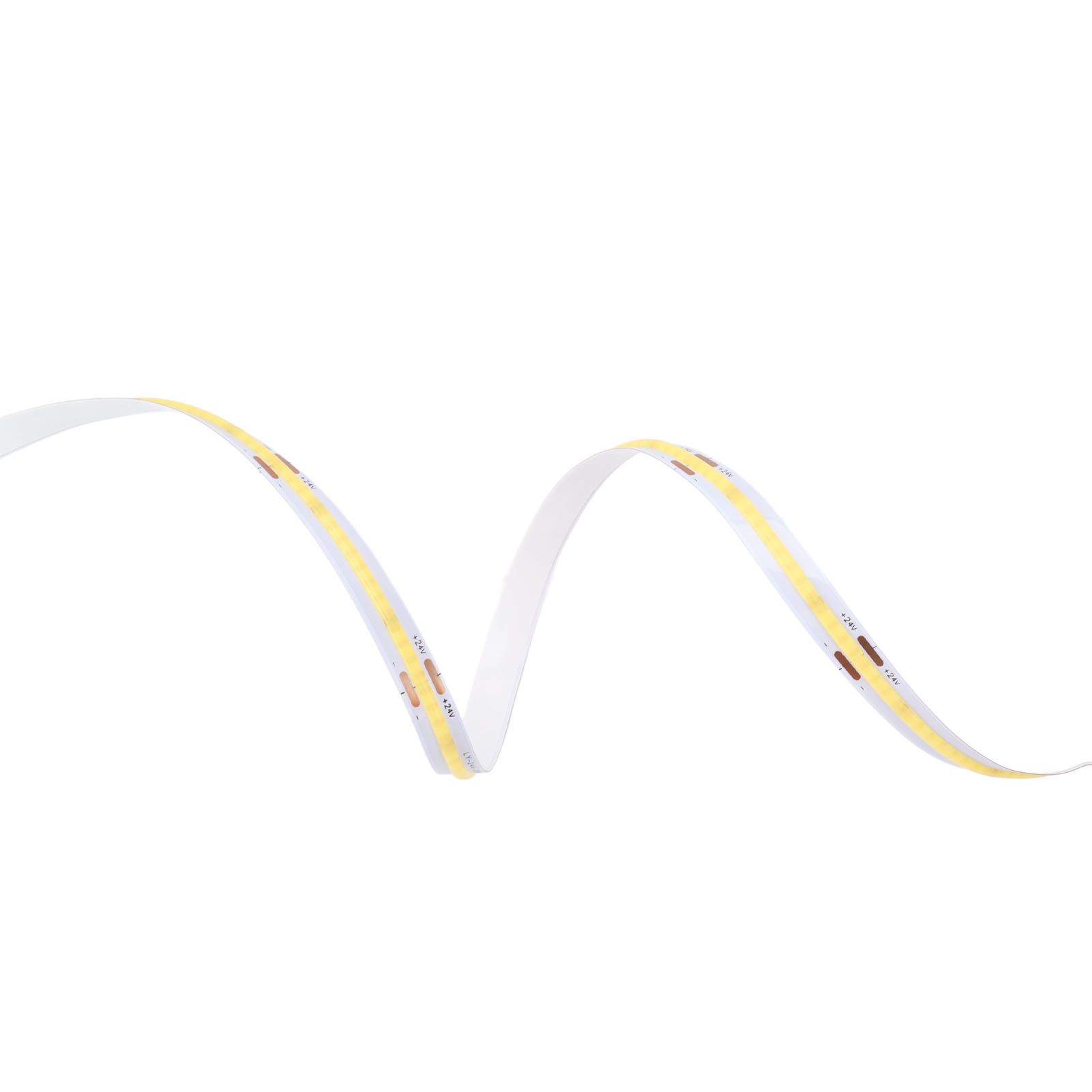 COB LED Strip Light 320LEDs 110lm Adhesive Uniform Natrual Flexible Tape Light view 14