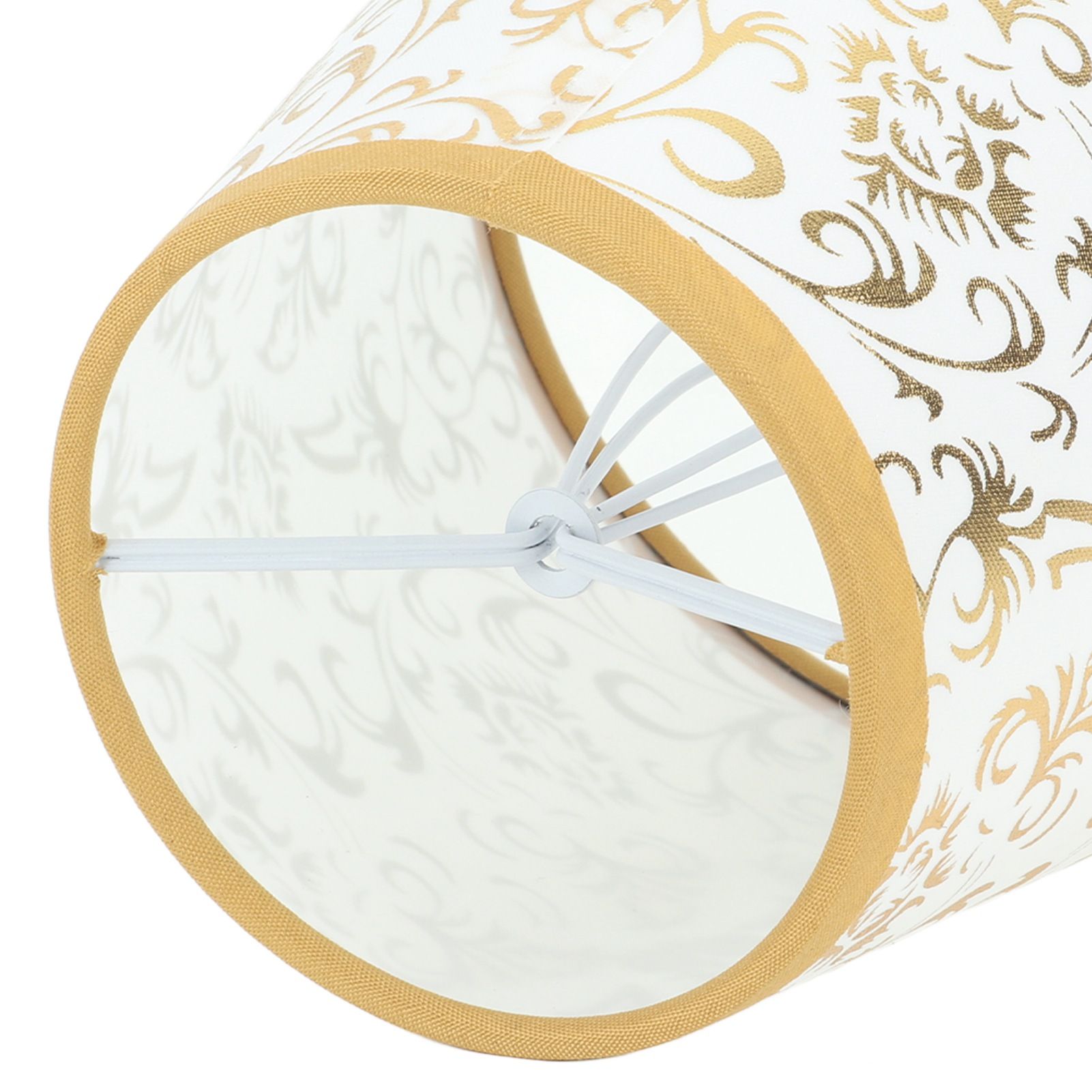 Cloth Lampshade Clip On Installation Modern Fabric Lamp Shades for E14 Bulb view 13