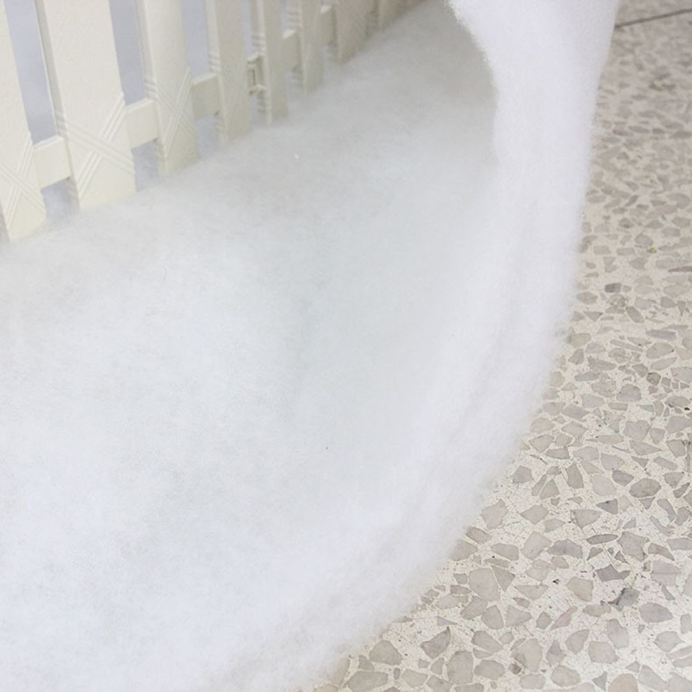 Christmas Snow Cover Blanket Artificial Cotton Blanket Decorations for view 3