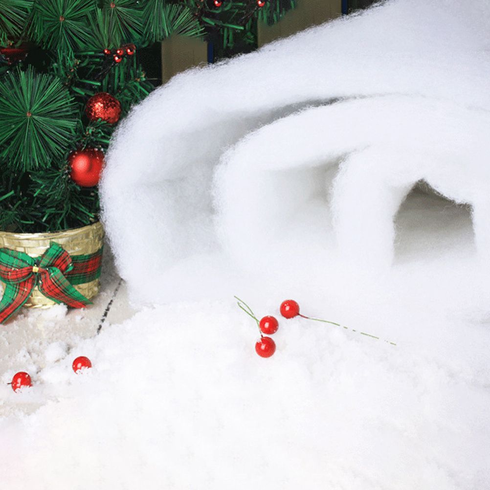 Christmas Snow Cover Blanket Artificial Cotton Blanket Decorations for view 10