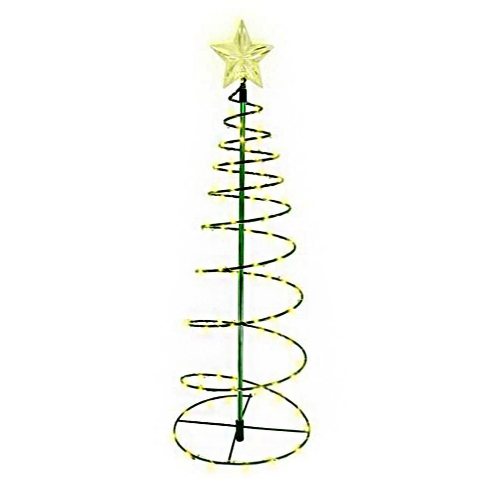 LED Christmas Tree Lights Christmas Tree Spiral String Lamps Xmas Decoration view 2