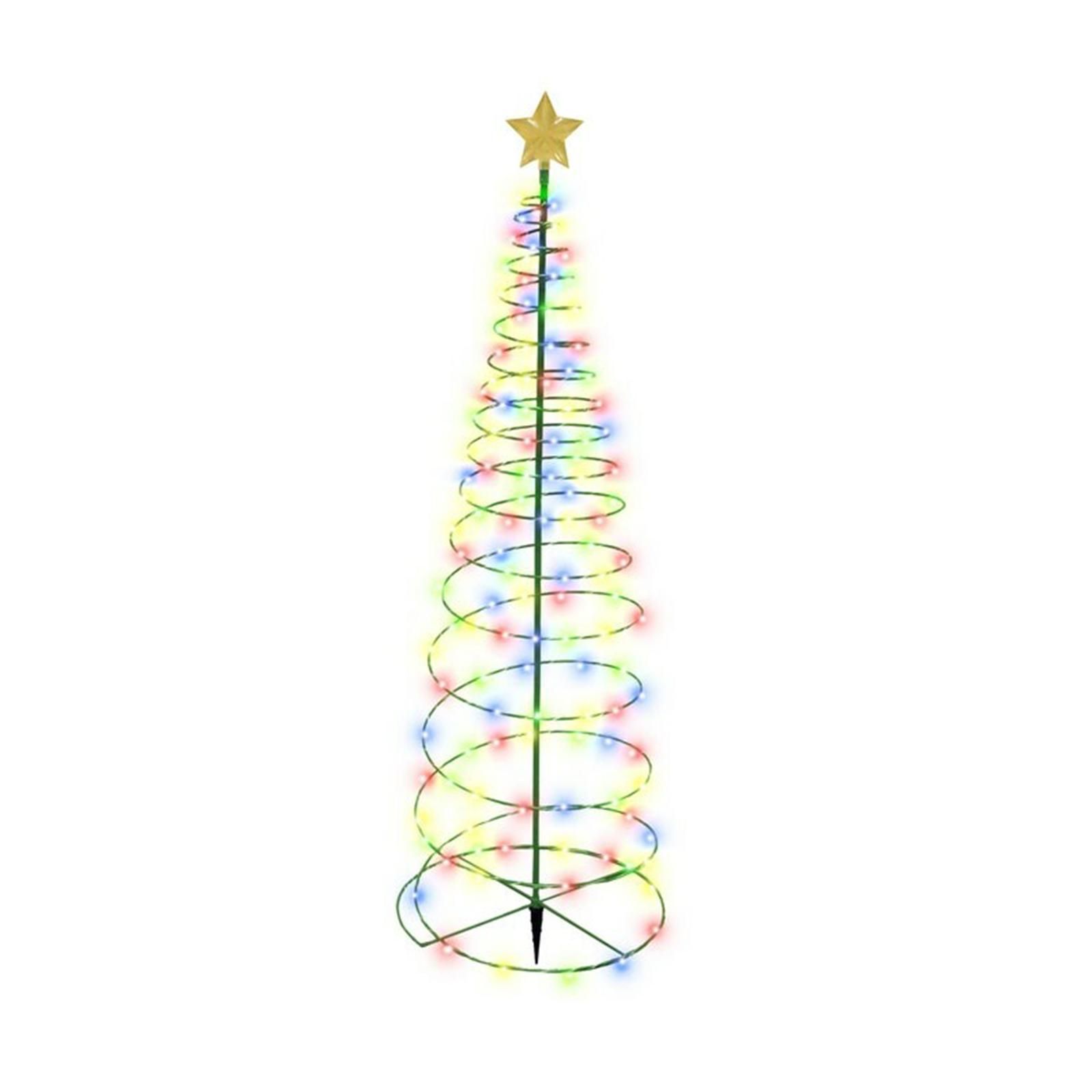 LED Christmas Tree Lights Christmas Tree Spiral String Lamps Xmas Decoration view 10