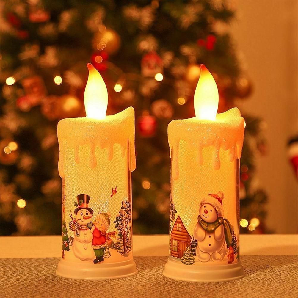 Christmas LED Candle Light Bright Flickering Bulb Battery Operated Realistic view 5