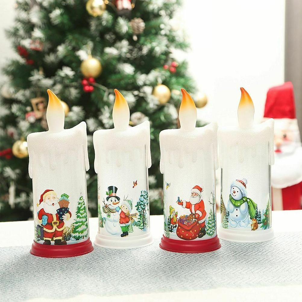 Christmas LED Candle Light Bright Flickering Bulb Battery Operated Realistic view 7