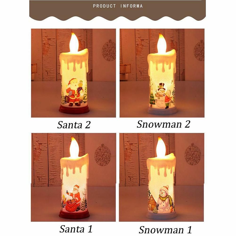 Christmas LED Candle Light Bright Flickering Bulb Battery Operated Realistic view 8