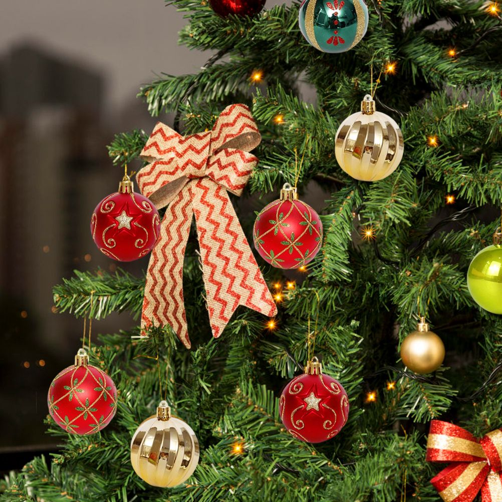 6cm Christmas Ball Ornaments 30 Pieces Of Shatter Proof Christmas Tree view 10