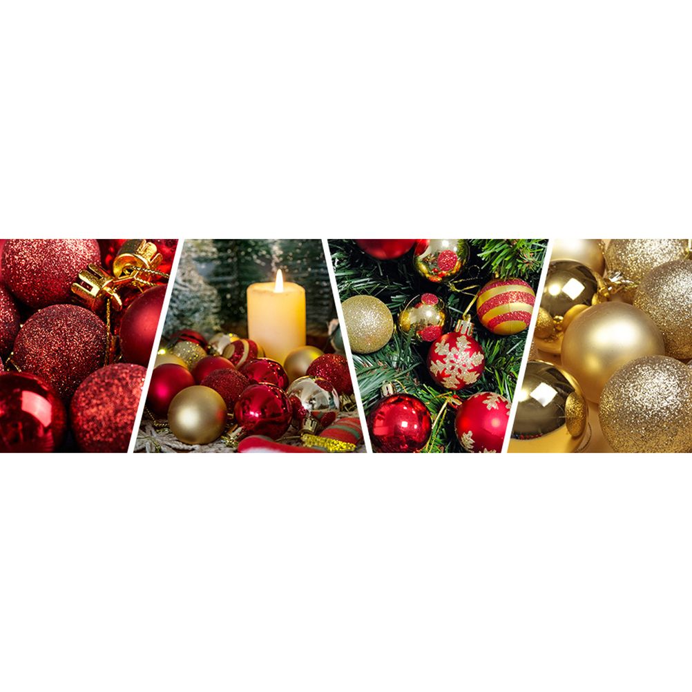 50PCS 4CM Shatterproof Christmas Ball Decorations Christmas Tree Ornaments view 8