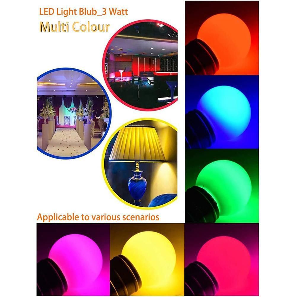 LED Bulb Color B22 3W 240LM B22 Bayonet Bulbs Color LED Bulbs for Home Bar view 3
