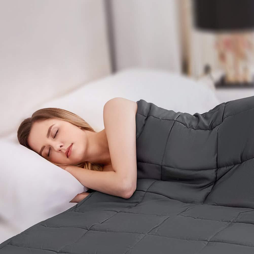 Heavy Blanket Against Sleep Disorders and Stress Blanket for Adults and view 8
