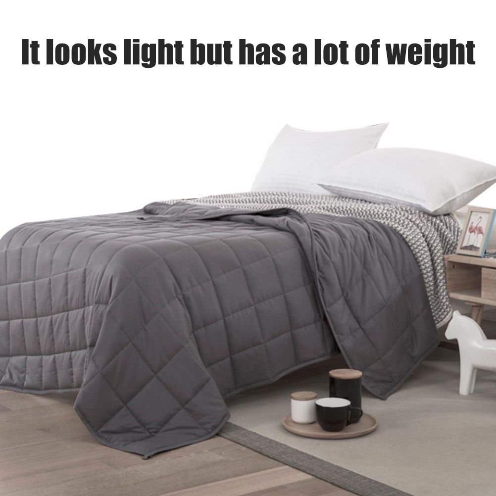 Heavy Blanket Against Sleep Disorders and Stress Blanket for Adults and view 10