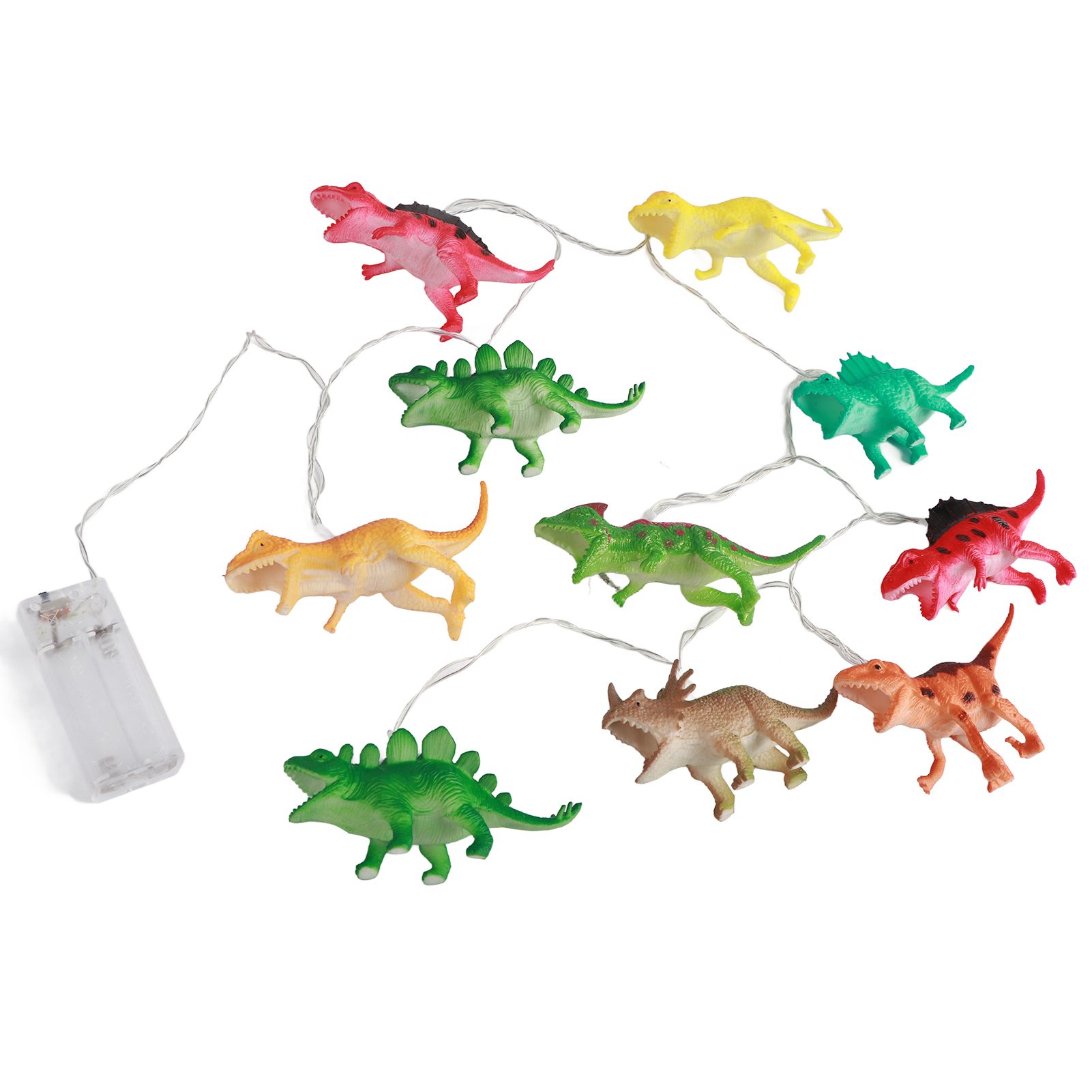 2 Meter 10 LED Fairy Lights Dinosaur String Light Decorative Lamp Party Fun view 2
