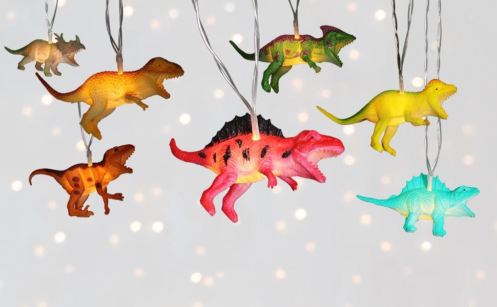2 Meter 10 LED Fairy Lights Dinosaur String Light Decorative Lamp Party Fun view 9