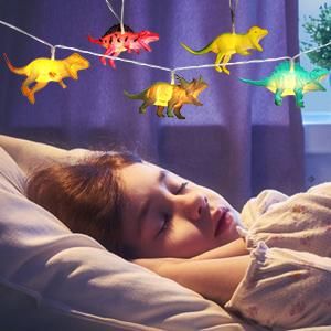 2 Meter 10 LED Fairy Lights Dinosaur String Light Decorative Lamp Party Fun view 3