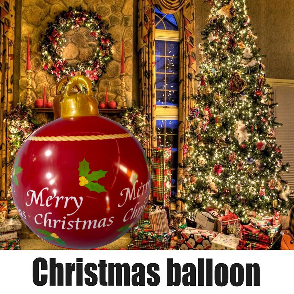 Christmas Inflatable Ball Blow Up Yard Decoration for Halloween Party Indoor view 3
