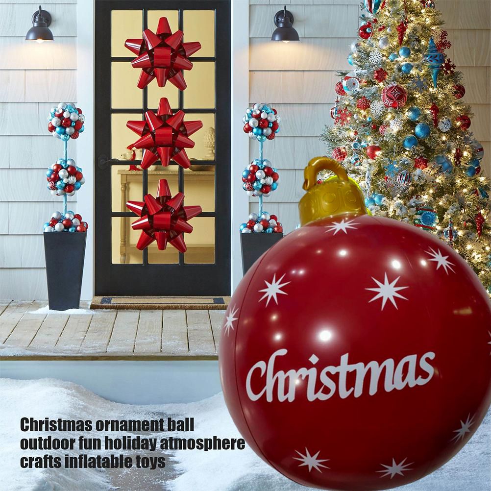 Christmas Inflatable Ball Blow Up Yard Decoration for Halloween Party Indoor view 4