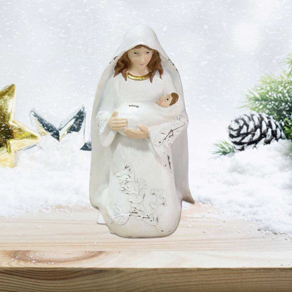 Christmas Nativity Figures Ornaments Resin Craft Traditional Nativity Scene view 8