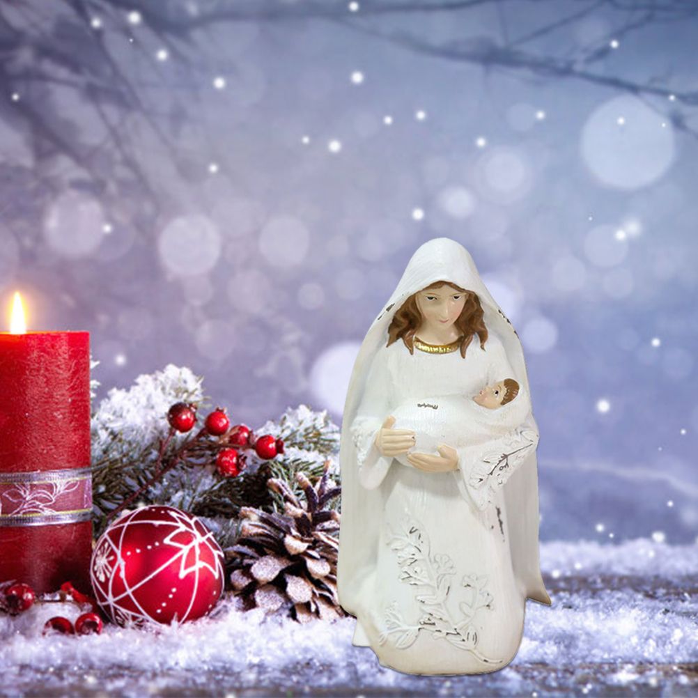 Christmas Nativity Figures Ornaments Resin Craft Traditional Nativity Scene view 10