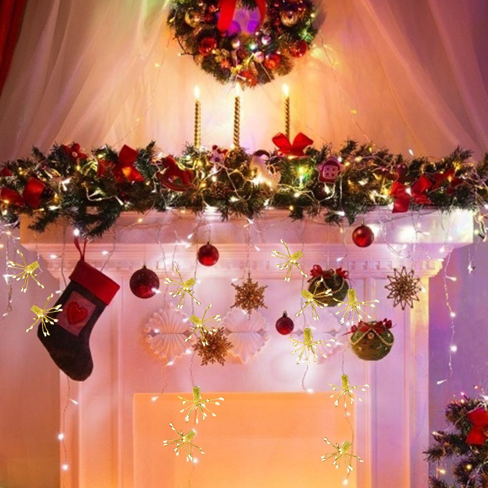 USB Fairy Lights 100LEDs Firework String Lights Christmas LED Fairy String view 4
