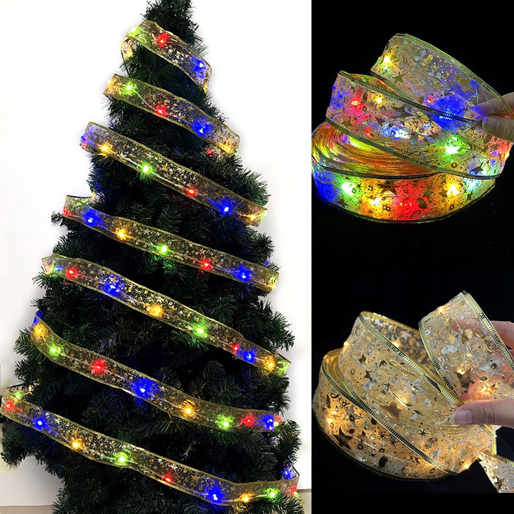 5 or 10 Meters Fairy Lights LED Ribbon Lights String Christmas Tree Glowing view 5