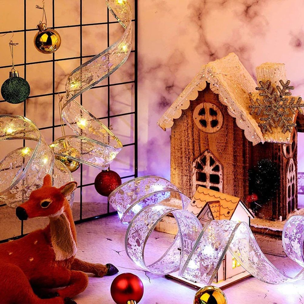 5 or 10 Meters Fairy Lights LED Ribbon Lights String Christmas Tree Glowing view 9
