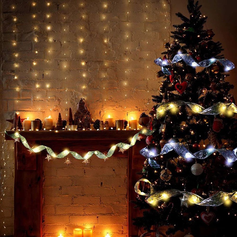5 or 10 Meters Fairy Lights LED Ribbon Lights String Christmas Tree Glowing view 11