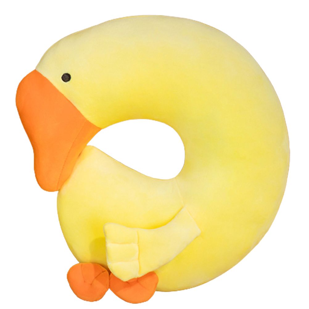 Japanese Anime Duck Plush Dolls Big Goose U Shaped Neck Pillow Cute Stuffed