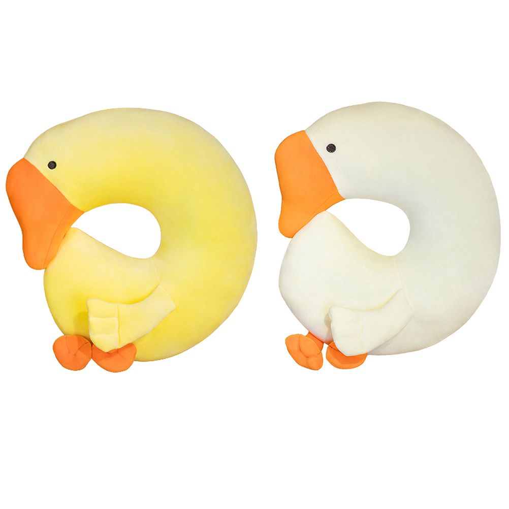Japanese Anime Duck Plush Dolls Big Goose U Shaped Neck Pillow Cute Stuffed view 3