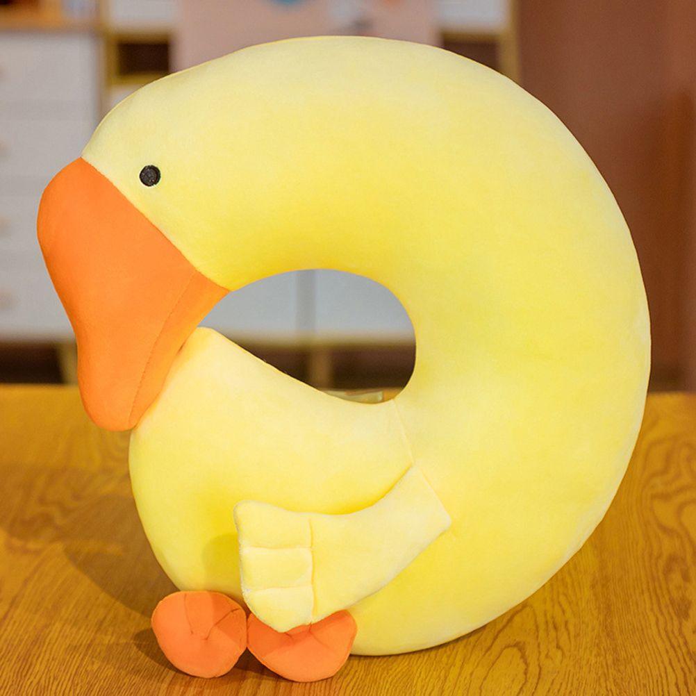 Japanese Anime Duck Plush Dolls Big Goose U Shaped Neck Pillow Cute Stuffed view 7