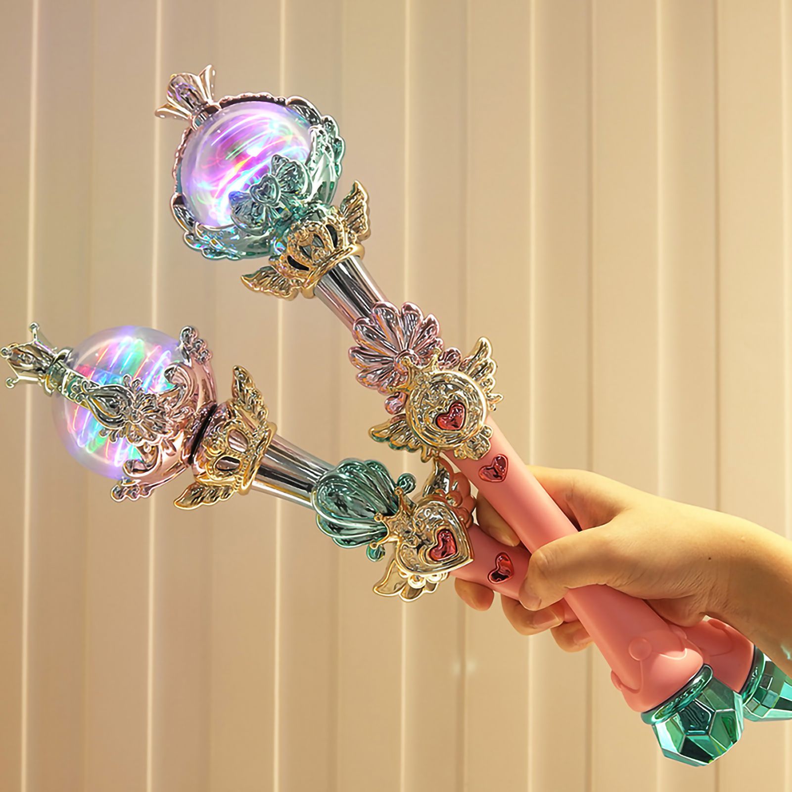 Luminous Fairy Wand Stick Princess Lighting Sticks Cute Mini Toy Christmas New view 9