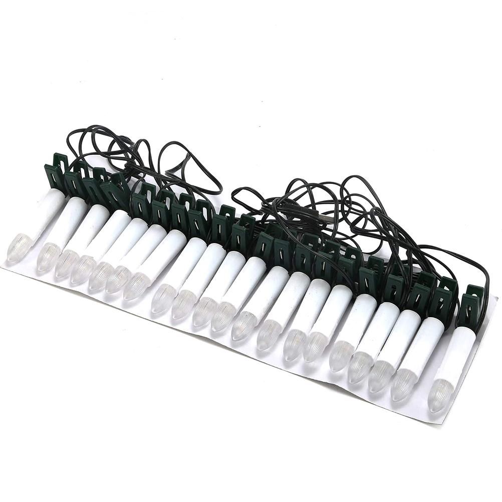 USB LED Candle Lamp Warm White LED Flameless Christmas Candle String Lights view 2