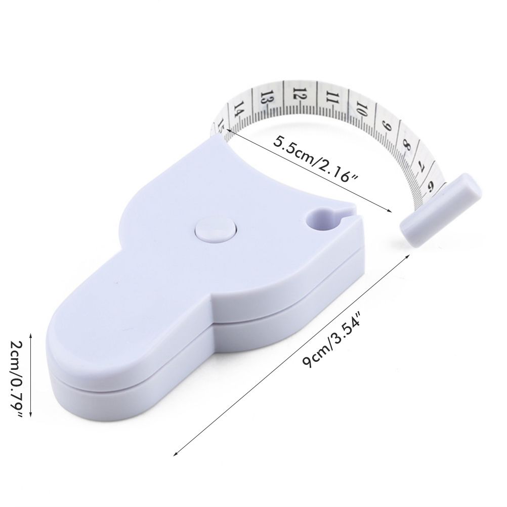 Automatic Telescopic Tape Measure Portable Body Measuring Tape Retractable view 2