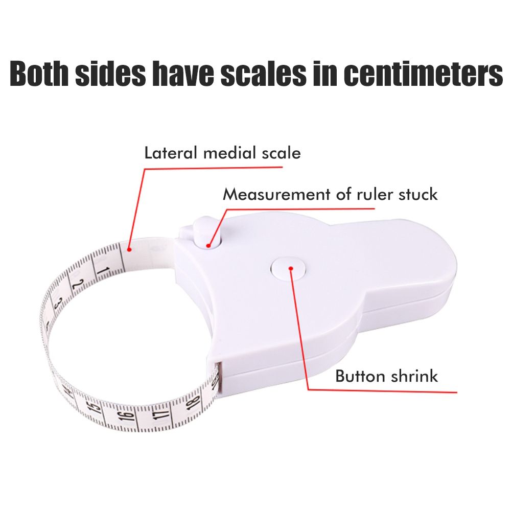Automatic Telescopic Tape Measure Portable Body Measuring Tape Retractable view 3