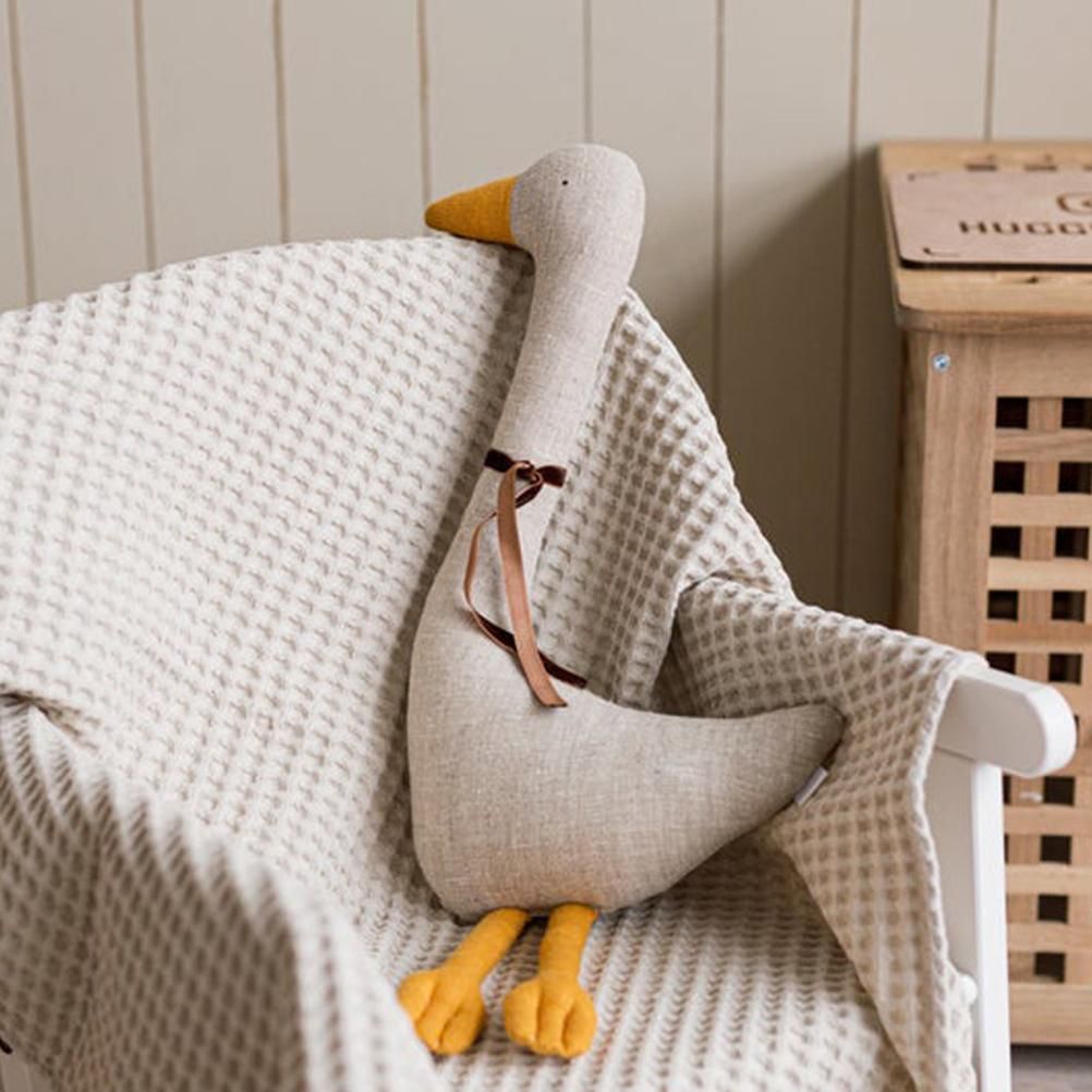 Cartoon Stuffed Plush Animal Pillow Cotton Goose Giraffe Rooster Plush Cushion view 10